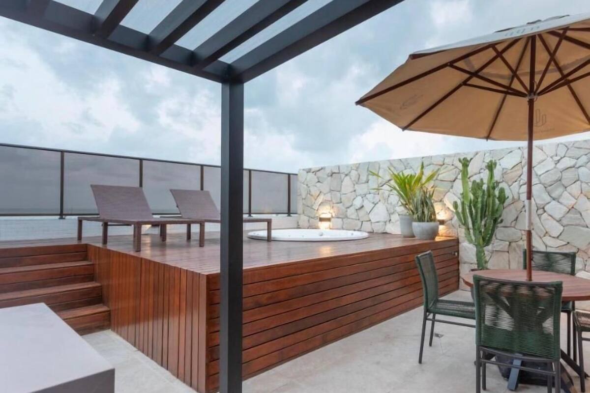 Classic Double Room, Patio, Beach View | Terrace/patio