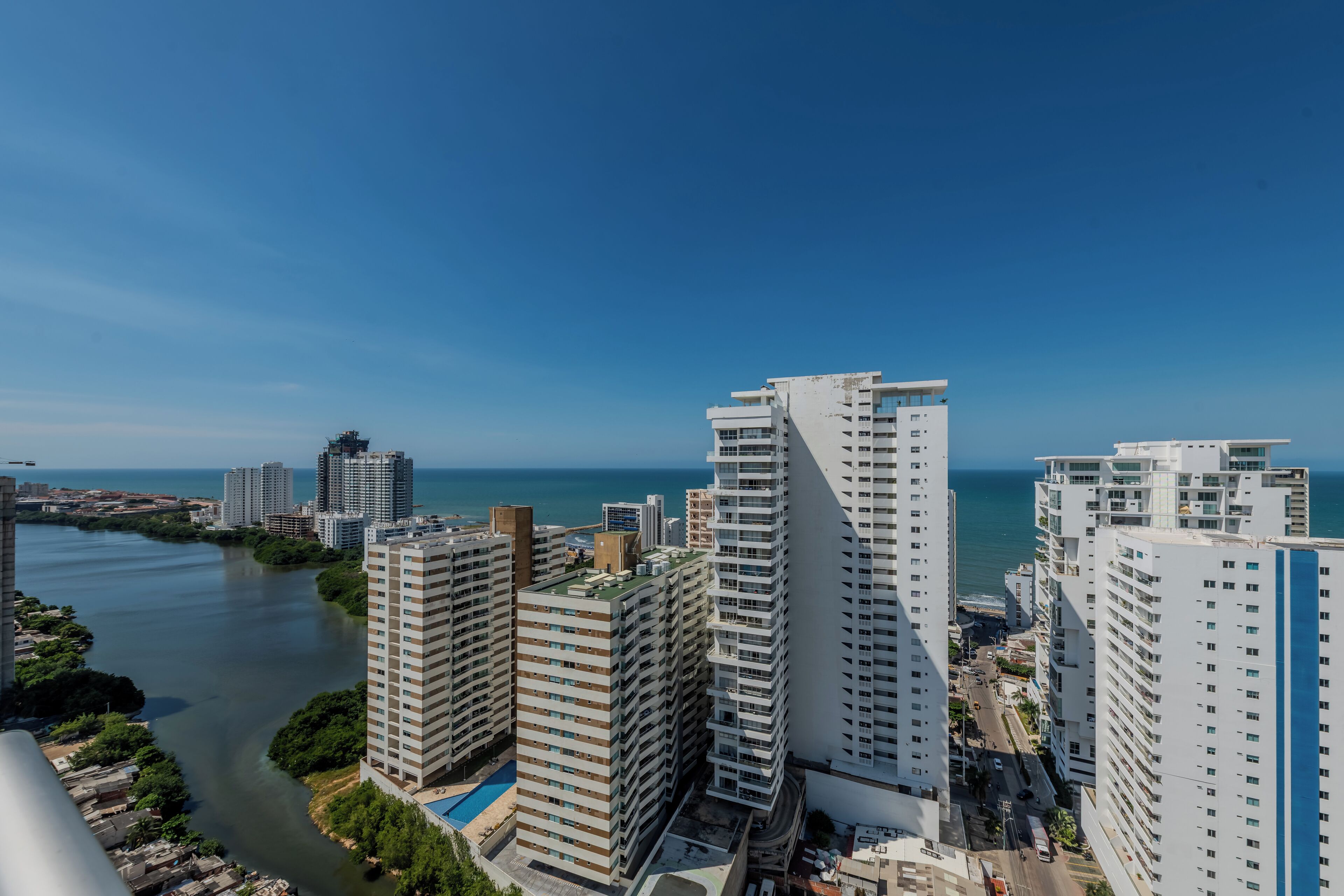 Vistas a la ciudad desde el alojamiento