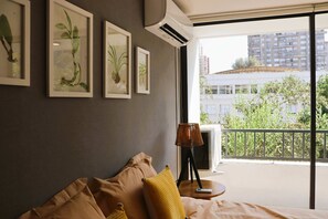 Interior - HOM I 2D2B A/A (frío- caliente), Wifi, Lavandería (Santiago)
