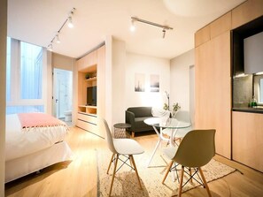 2 bedrooms, iron/ironing board, WiFi, bed sheets - HOM I Departamento TRIPLE (Santiago)