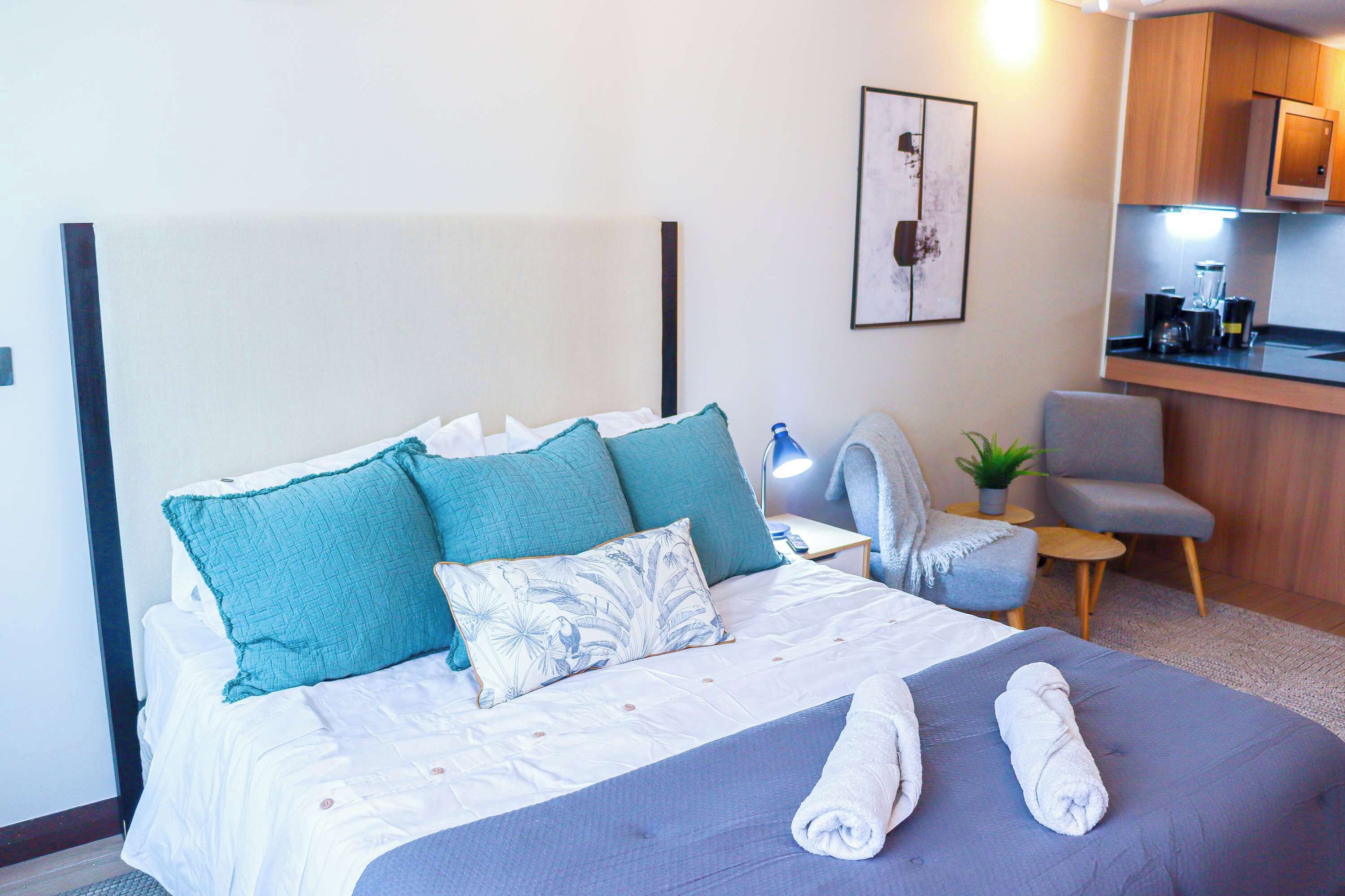 Iron/ironing board, WiFi, bed sheets