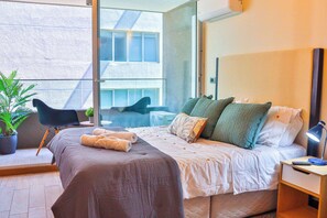 Iron/ironing board, WiFi, bed sheets - HOM EXECUTIVE| Parking | Calefacción | Las Condes (Las Condes)
