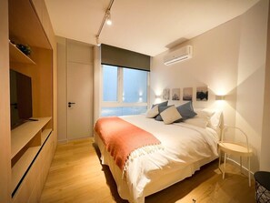 1 bedroom, desk, iron/ironing board, WiFi - HOM l Departamento  4PAX en Barrio Lastarria (Santiago)