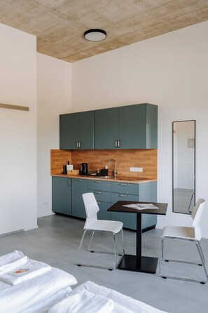 Interior - Skyrise Rammingen - quiet, sofa bed & parking lot, near Skyline Park and thermal baths (Rammingen)