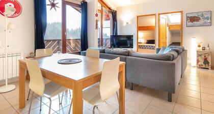 Splendide appartement, 3 chb, 6 pers, balcon vue montagne