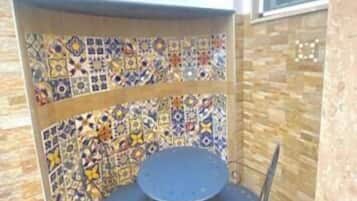 Double Room, Balcony, Courtyard View | Outdoor dining