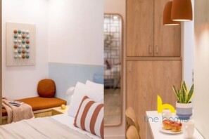 1 bedroom, iron/ironing board, free WiFi, bed sheets - Stylish Love Nest W/ Balcony in Heart of Koukaki! (Athina)