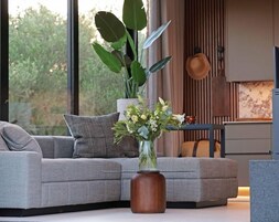 Sábanas de algodón egipcio, ropa de cama de alta calidad y minibar 