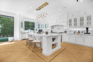 Luxury House, Multiple Beds, Pool Access, Pool View (Spaulding Ave Farmhouse) | Private kitchen | Coffee/tea maker - Spaulding Ave Farmhouse - Bespoke LA Home w/ Pool & Home Theater (Los Angeles)
