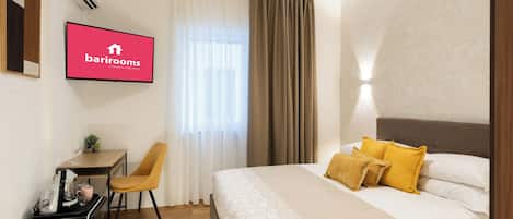 Tweepersoonskamer | Een bureau, een strijkplank/strijkijzer, gratis wifi