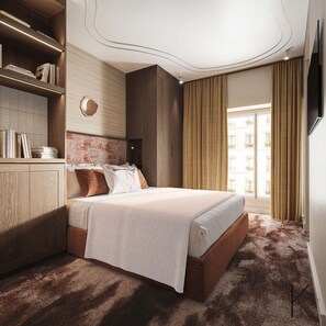 خزنة داخل الغرفة وتجهيزات عازلة للصوت وواي فاي مجانًا