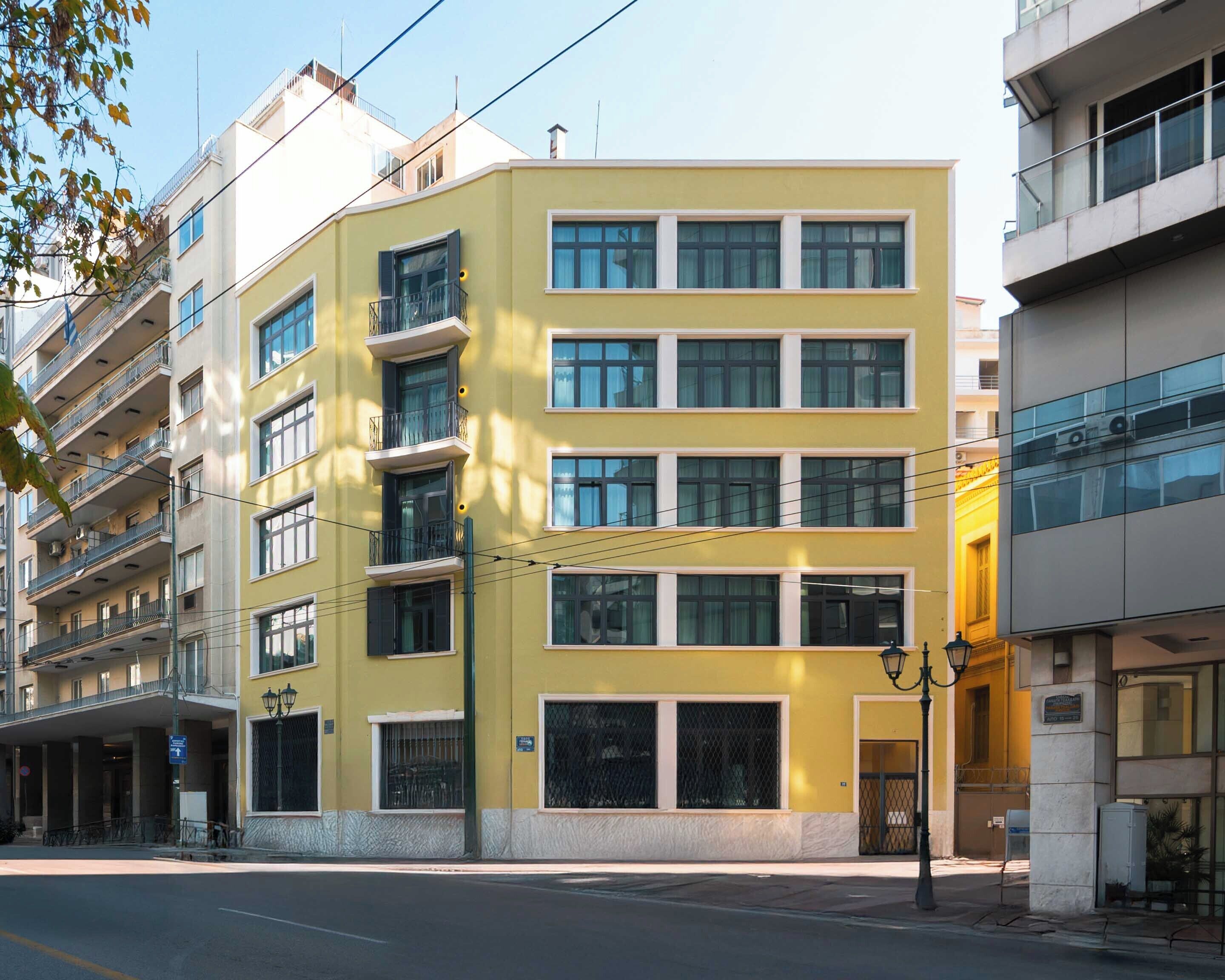 Façade de l’hébergement