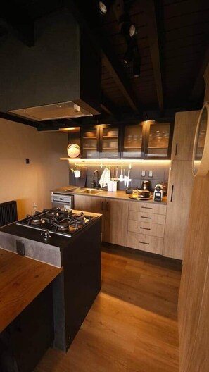 Fridge, oven, stovetop, dishwasher - The Passenger -For families. 
Apt with amazing view in Cerro de la Cruz. (Punta Arenas)