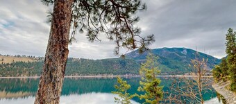 Wallowa Lakefront with a private dock, two decks