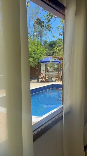 Premium Triple Room, Lanai, Pool View | View from room - Pousada ViniCarmel (Porto Seguro)
