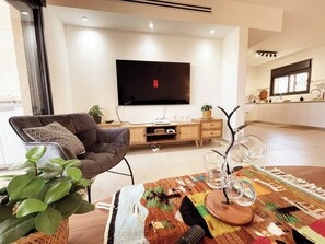 Living area - Ramon Garden עם חדר ממד (Mitzpe Ramon)
