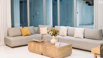 Sala de estar en el lobby