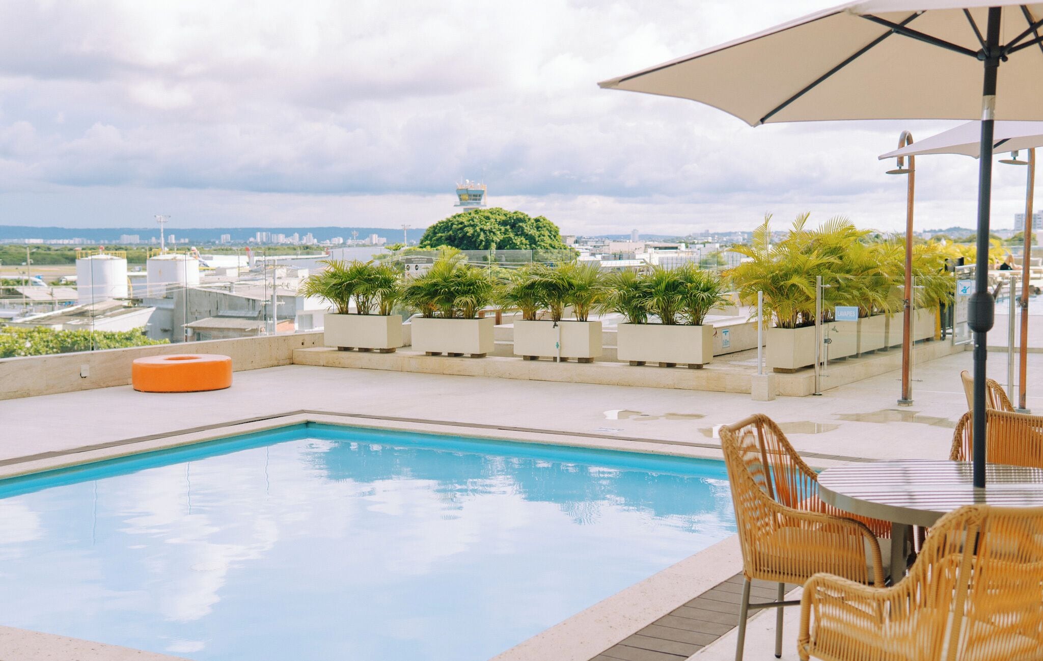 Alberca al aire libre 