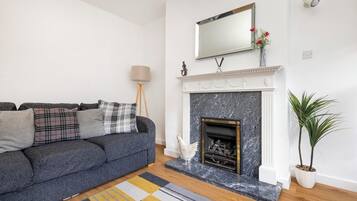 Apartamento conforto, para não fumantes | Área de estar