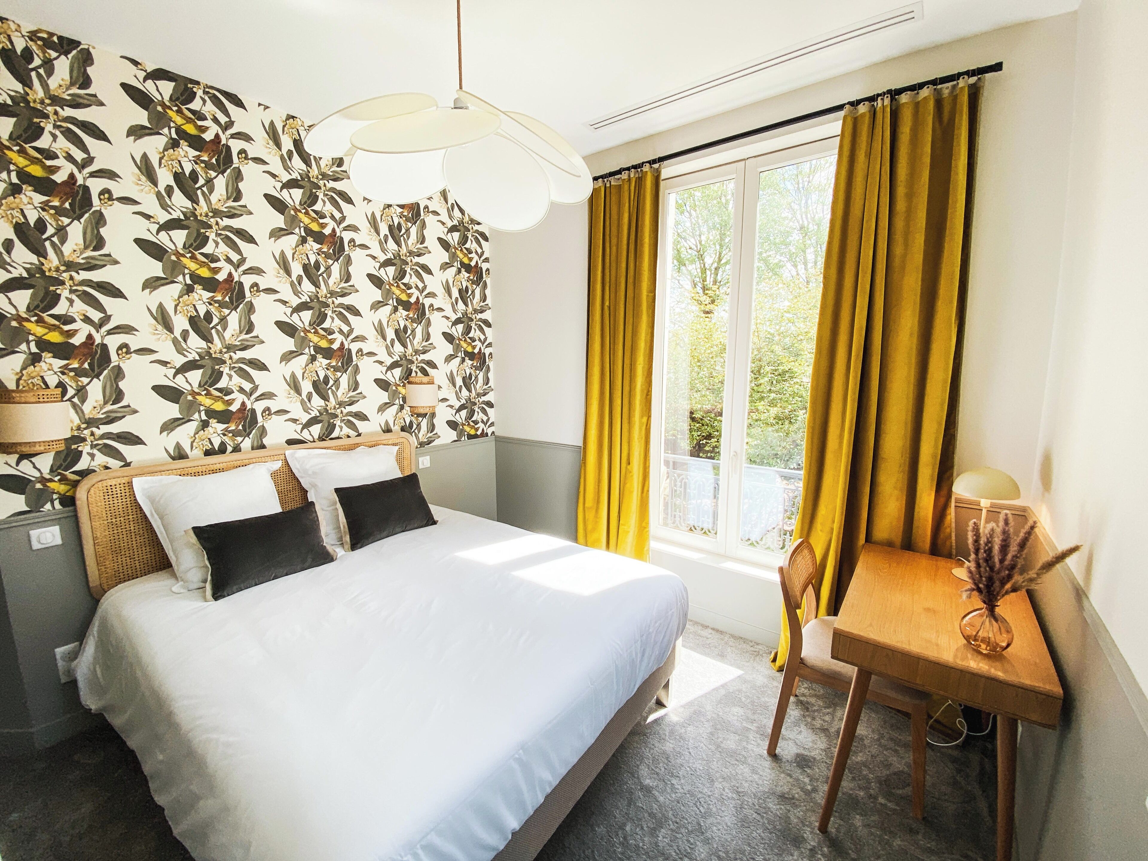 Chambres insonorisées, fer et planche à repasser, Wi-Fi gratuit