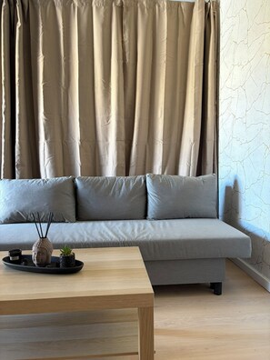 Living area - Cozy apartment 7 minutes from the beach and at the foot of the Strip (Albufeira)