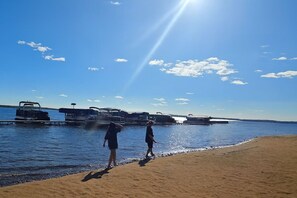 On the beach