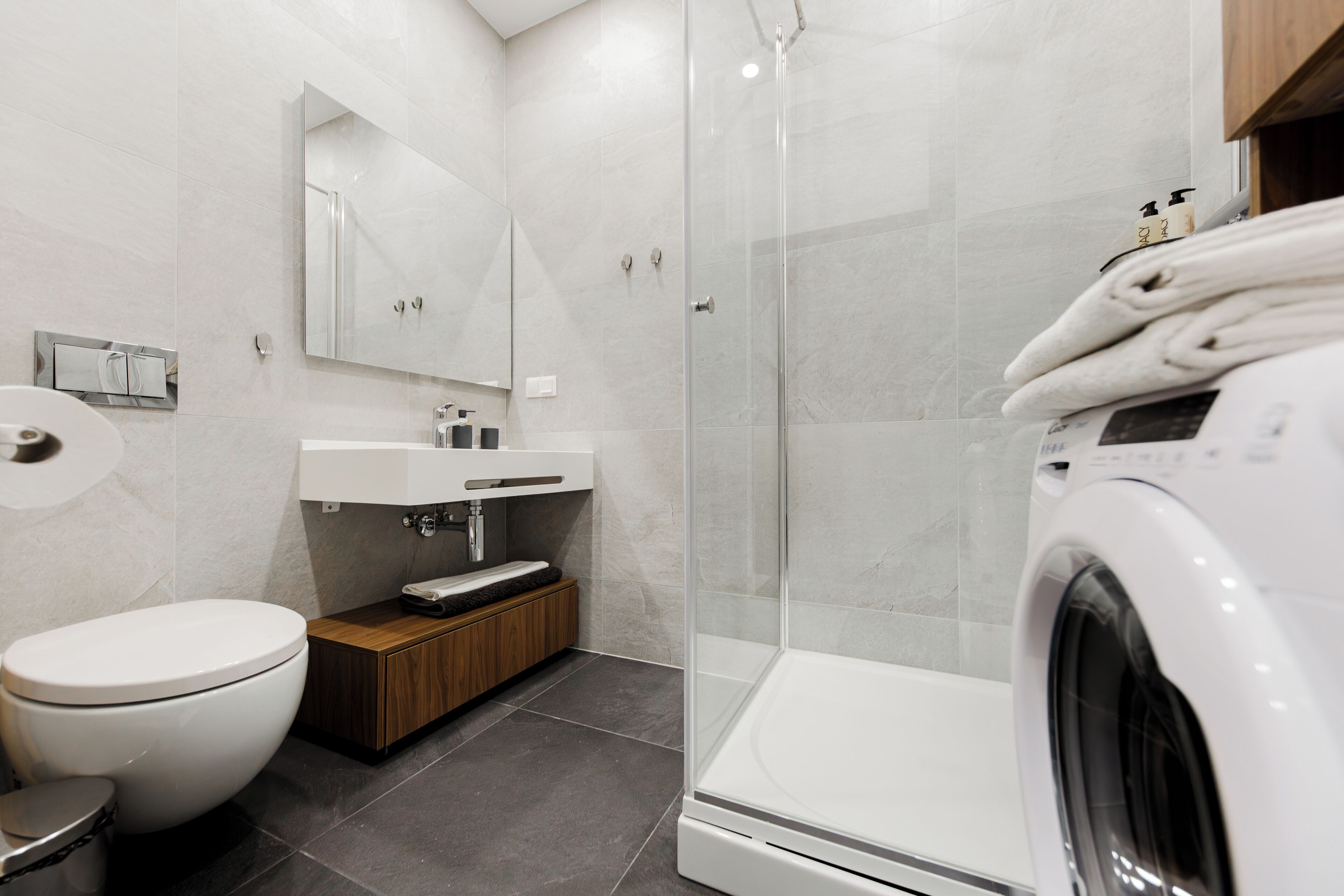 Haartrockner, Handtücher