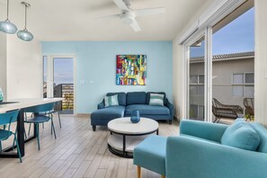 Villa, Sea View | Living area | 50-inch LED TV with cable channels - Villas Residences by Playa Caracol Resorts (Punta Chame)