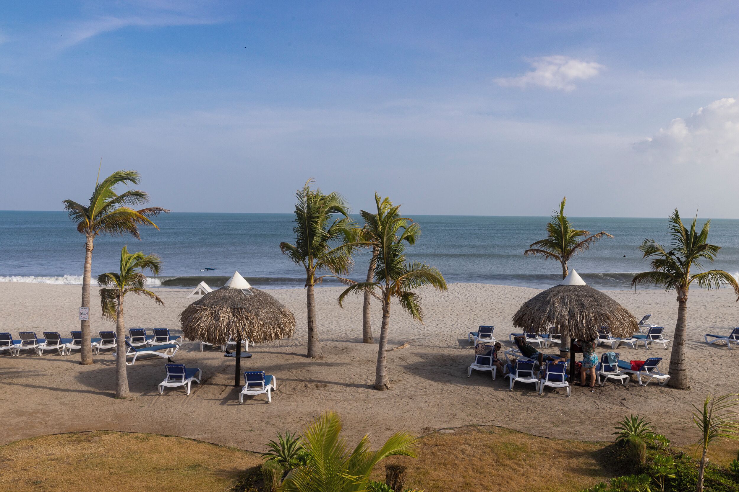 Näkymä rannalle/valtamerelle