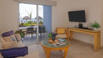 Villa, Meerblick | Wohnbereich