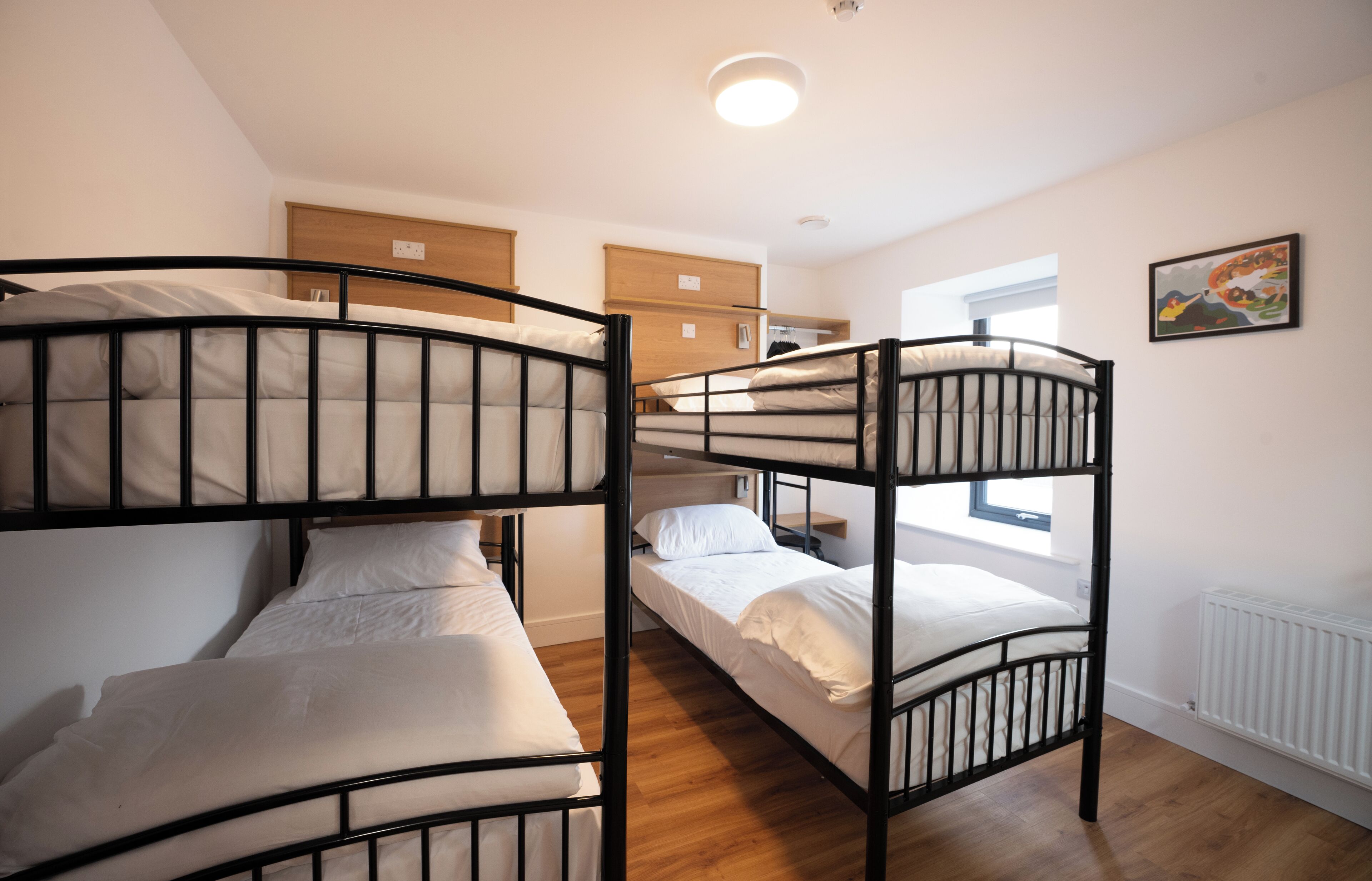 四人房, 多張床 | 免費無線上網、床單、無障礙通道