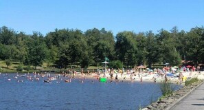 Beach - Camping 3 étoiles avec piscine chauffée locatif BBQ 28m2 4 pers (Mareuil en Périgord)