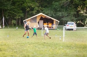 Property grounds - Camping 3 étoiles avec piscine chauffée locatif BBQ 28m2 4 pers (Mareuil en Périgord)