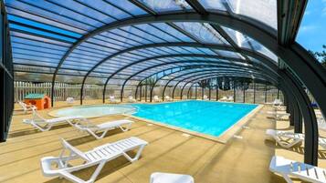 Indoor pool, a heated pool