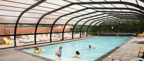 Indoor pool, a heated pool