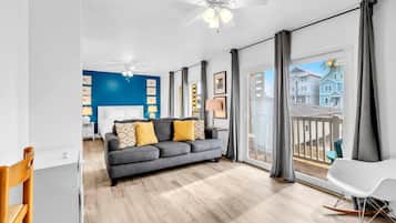 Appart'hôtel, 1 grand lit et 1 canapé-lit (Surfwinds #3) | Coin séjour