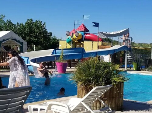 ZEcamping 3 étoiles espace aquatique animaux acceptés chalet 4 pers
