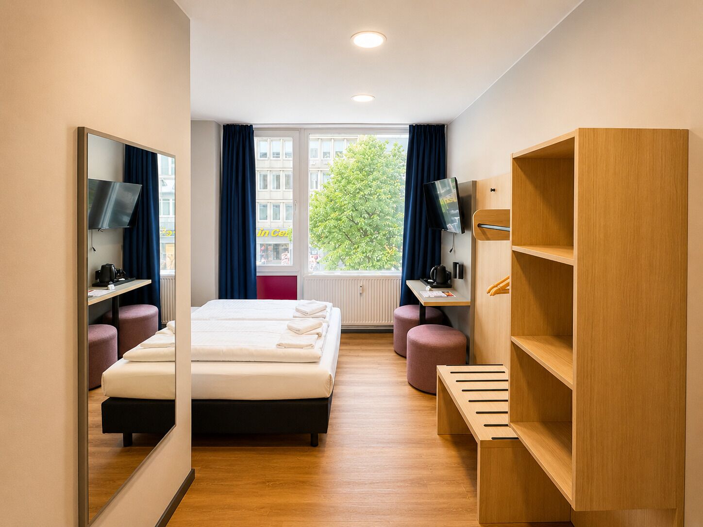 Basic Double Room, Shared Bathroom, City View | Desk, free WiFi