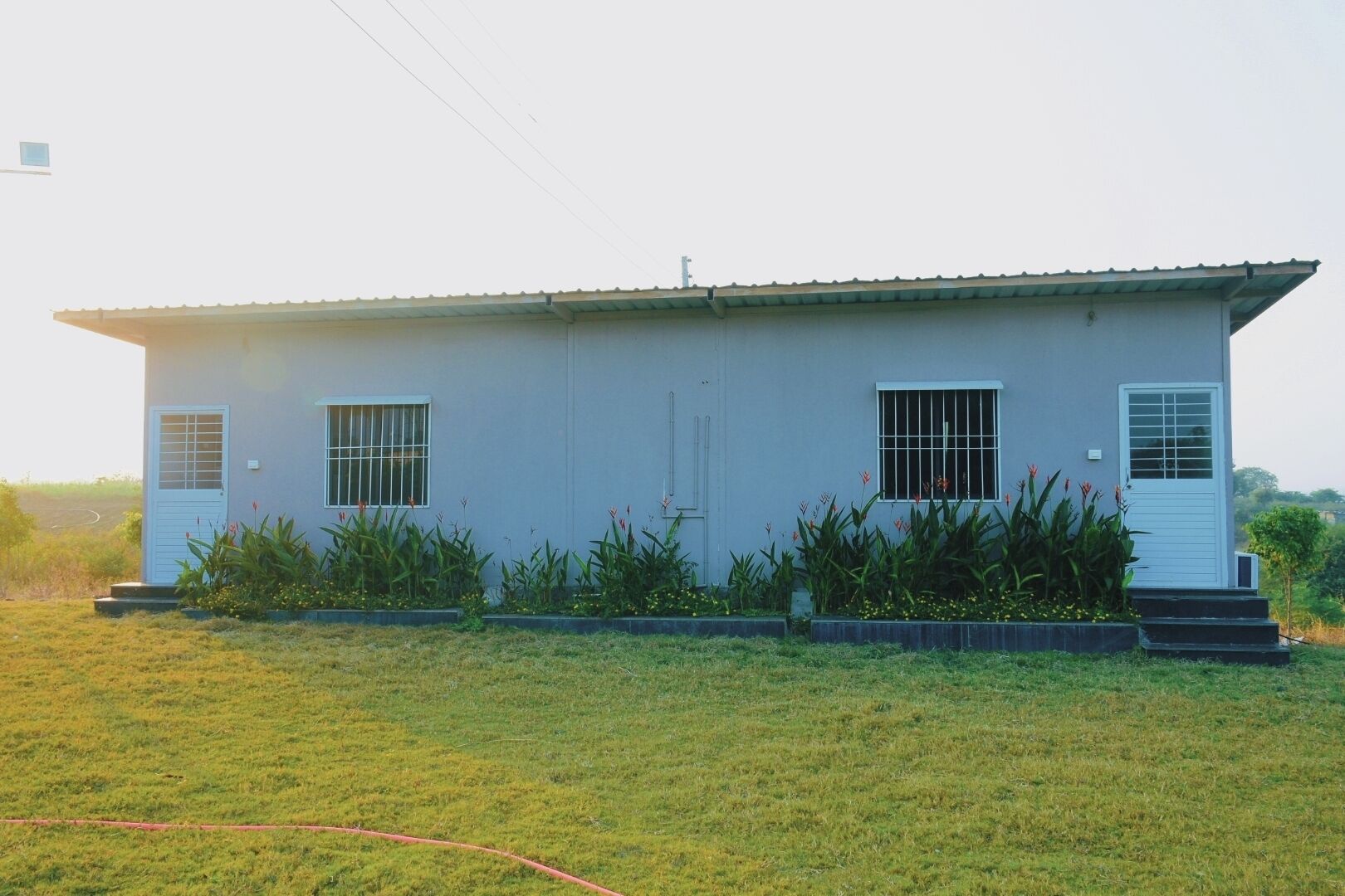 Fachada de la propiedad