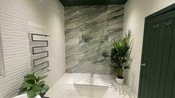 Shower, hair dryer