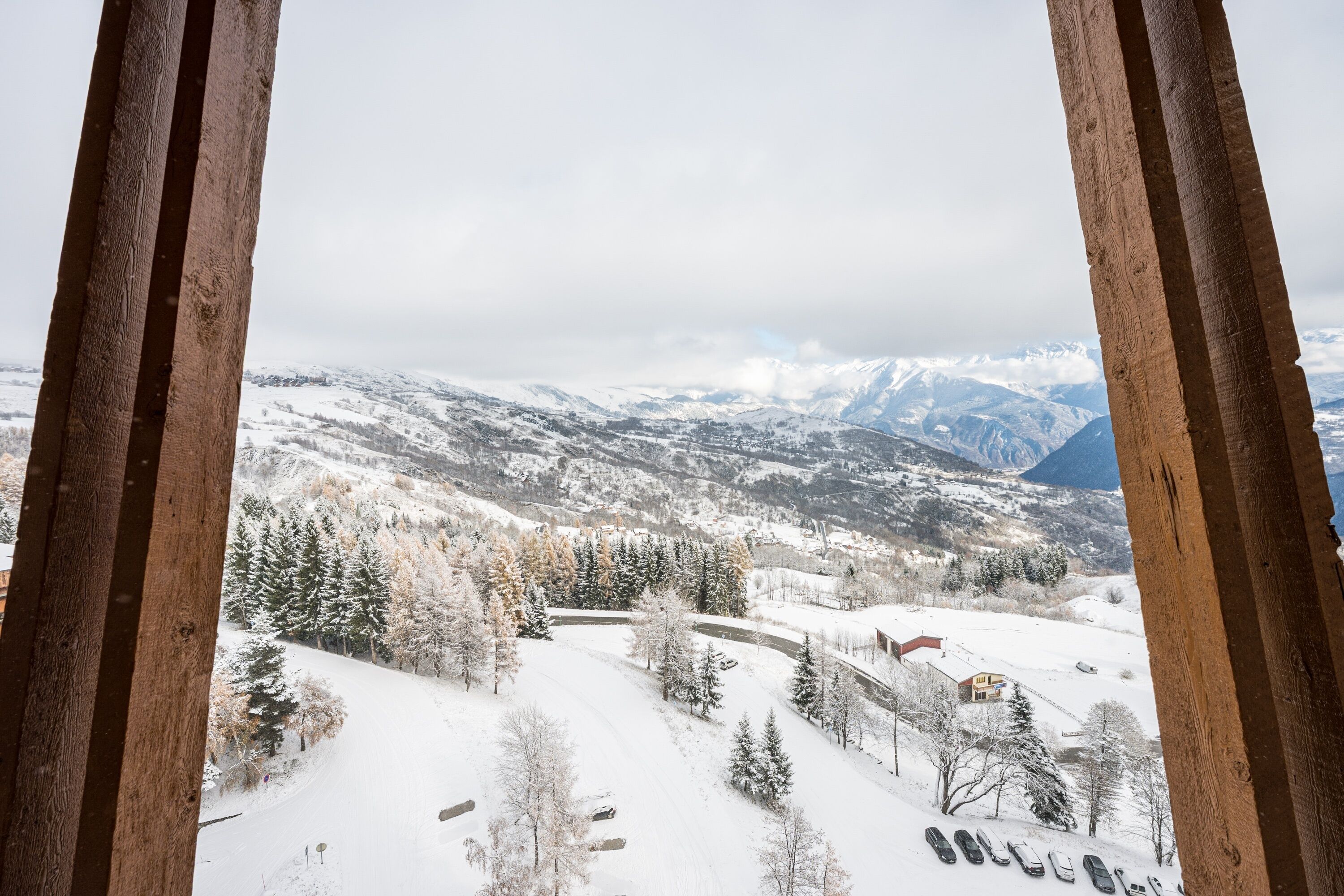 Vue depuis l’hébergement