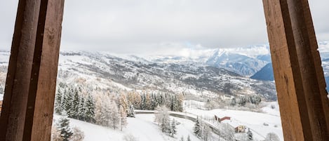 Vue depuis lâhĂ©bergement