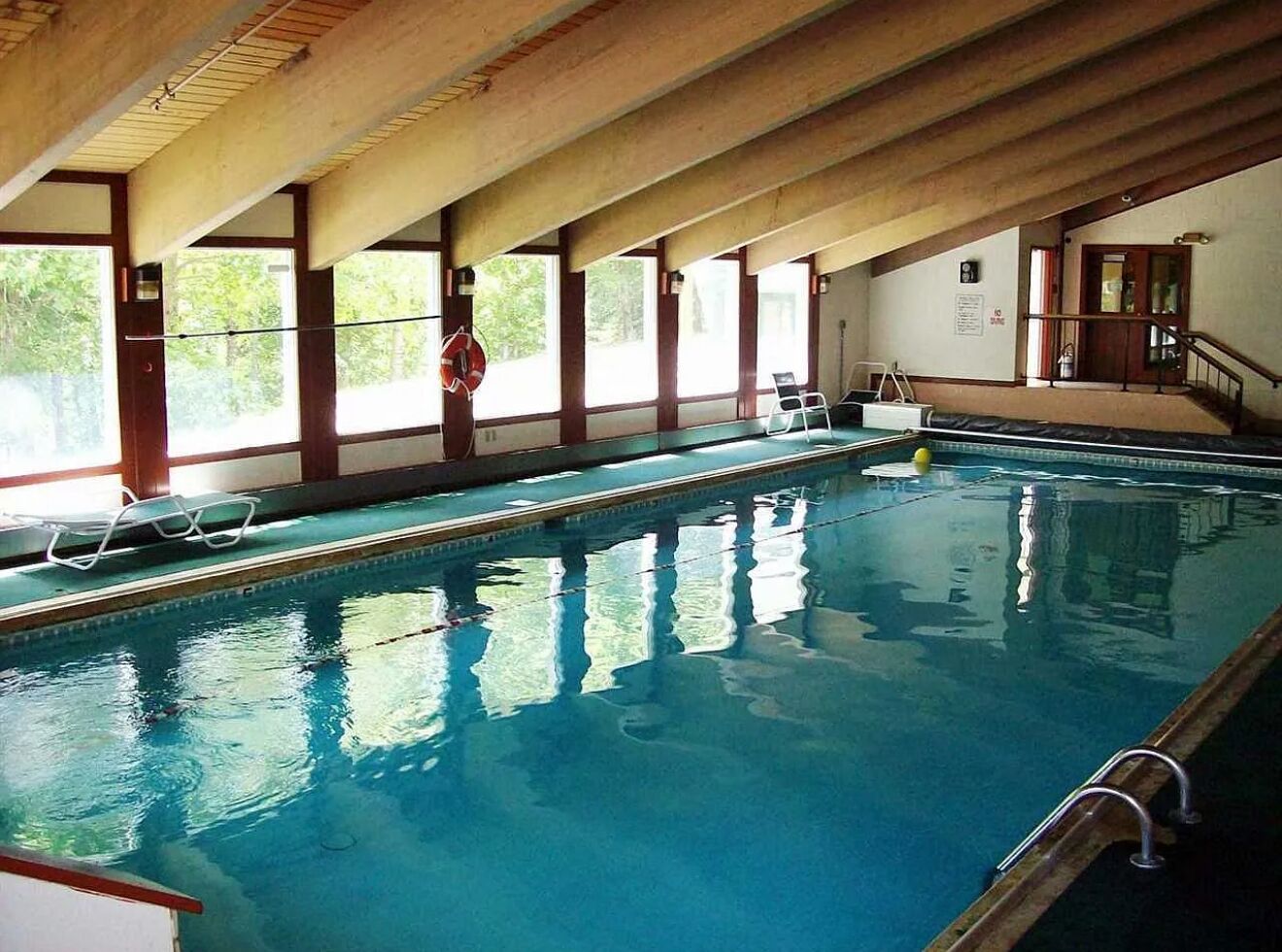 Indoor pool, outdoor pool