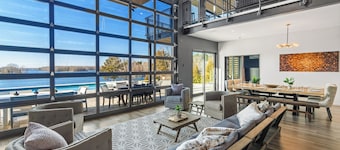 Lakefront Luxury Villa w/ Infinity Pool, Swim Spa