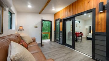 Cabin, Multiple Beds, Hot Tub (Double Magic) | Living area