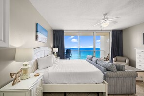 Iron/ironing board, travel cot, free WiFi, bed sheets - Majestic 1009 | Cozy Gulf-Front Studio + Free Fun! (Panama City Beach)