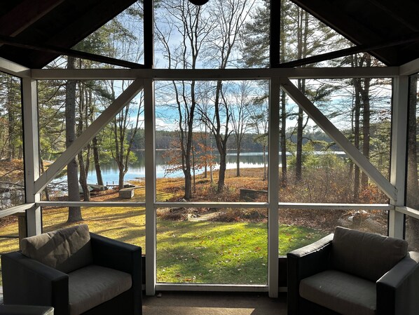 Interior - Peaceful Private Lake Waterfront 8 min to skiing kayaks and hiking! (Bennington)