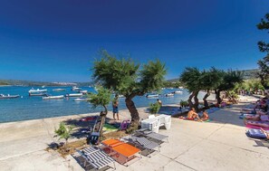 Terrace/patio - Awesome apartment in Punat with house sea view (Punat)