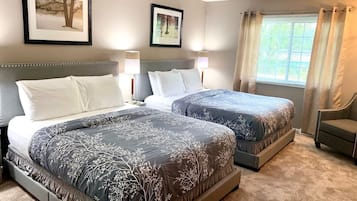 Desk, iron/ironing board, travel crib, WiFi