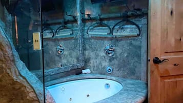 Douche, séchoir à cheveux, shampooing